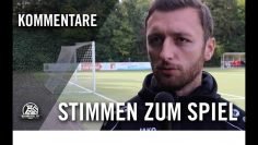 Die Stimmen zum Spiel | Rot-Weiss Essen U19 – FSV Duisburg U19 (5. Spieltag, A-Niederrheinliga)