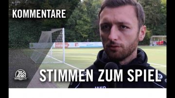Die Stimmen zum Spiel | Rot-Weiss Essen U19 – FSV Duisburg U19 (5. Spieltag, A-Niederrheinliga)