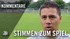Die Stimmen zum Spiel | Rot-Weiß Oberhausen – SpVg Schonnebeck (Testspiel)