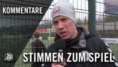 Die Stimmen zum Spiel (Rot-Weiß Oberhausen – Rot-Weiss Essen, U19 A-Junioren, Bundesliga West)