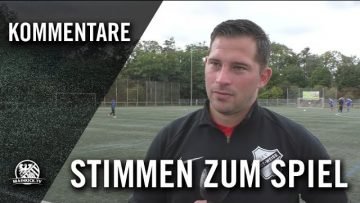 Die Stimmen zum Spiel | Rot-Weiß Darmstadt U17 – FC Bayern Alzenau U17 (7. Spieltag)