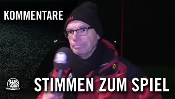 Die Stimmen zum Spiel (Rot-Weiss Walldorf – Spvgg. Seeheim-Jugenheim, Gruppenliga Darmstadt)