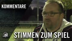 Die Stimmen zum Spiel (RSV Urbach – Ford Niehl, U19 A-Junioren, Sonderliga) | RHEINKICK.TV