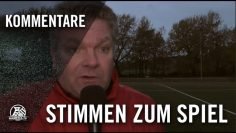 Die Stimmen zum Spiel (RW Germania – BW Huckarde, Kreisliga A1, Kreis Dortmund) | RUHRKICK.TV