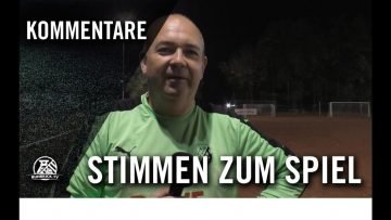 Die Stimmen zum Spiel | RW Leithe – TuS Hattingen (3.Runde, Kreispokal Bochum)