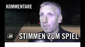 Die Stimmen zum Spiel | SC 08 Elsdorf – FC Hürth (Halbfinale, Kreispokal Rhein-Erft)