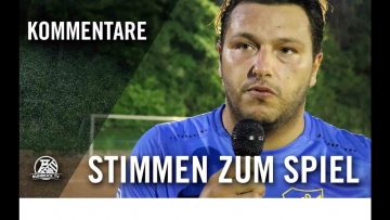 Die Stimmen zum Spiel | SC 1920 Oberhausen – SV Adler Osterfeld (2. Spieltag, Bezirksliga, Gruppe 6)