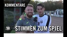 Die Stimmen zum Spiel | SC 1960 Hanau – 1. Hanauer FC (15. Spieltag, Verbandsliga Süd)