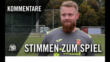 Die Stimmen zum Spiel | SC 1960 Hanau – FFV Sportfreunde FFM (6. Spieltag, Verbandsliga Süd)