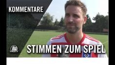 Die Stimmen zum Spiel | SC Alstertal-Langenhorn – Hamburger SV III (4. Spieltag, LL Hammonia)