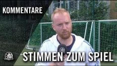 Die Stimmen zum Spiel | SC Berliner Amateure – SG Blankenburg (Qualifikation, Pokal)