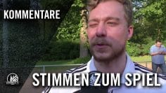 Die Stimmen zum Spiel (SC Blau-Weiß Köln – RSV Rath-Heumar, U19 A-Junioren, Kreisleistungklasse)