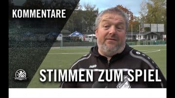 Die Stimmen zum Spiel | SC Borsigwalde II – SV Sparta Lichtenberg II (6. Spieltag, Kreisliga A)