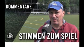 Die Stimmen zum Spiel | SC Borussia Lindenthal-Hohenlind III – SC Blau-Weiß 06 Köln (16. Spieltag)