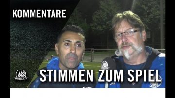 Die Stimmen zum Spiel | SC Borussia Lindenthal-Hohenlind – FC Pesch (Halbfinale Kreispokal Köln)