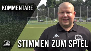 Die Stimmen zum Spiel (SC Borussia Lindenthal Hohenlind II – 1. FC Niederkassel, Bezirksliga)