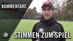Die Stimmen zum Spiel (SC Charlottenburg – 1. FC Wilmersdorf, U13 D-Junioren, Verbandsliga)