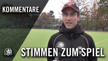 Die Stimmen zum Spiel (SC Charlottenburg – 1. FC Wilmersdorf, U13 D-Junioren, Verbandsliga)