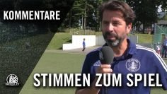 Die Stimmen zum Spiel (SC Condor – VfL Lohbrügge, Finale, Otto Hacke Pokal 2016/2017)