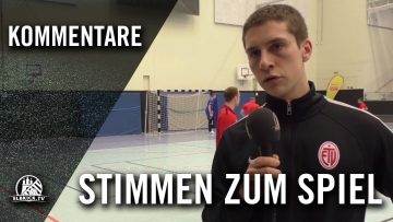 Die Stimmen zum Spiel (SC Condor – Eimsbütteler TV, U17 B-Junioren, Finale, Futsal Final Four 2017)