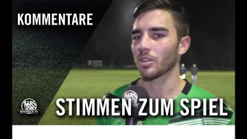 Die Stimmen zum Spiel | SC Dortelweil – Spvgg 02 Griesheim