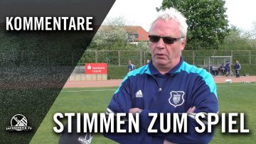 Die Stimmen zum Spiel | SC Eintracht Schkeuditz – SV Brehmer Leipzig (23. Spieltag, Stadtliga)