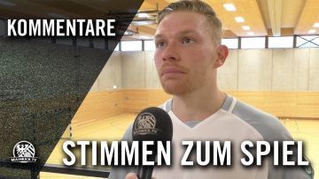 Die Stimmen zum Spiel | SC Eschborn – SV Pars Neu-Isenburg (11. Spieltag, Futsal Hessenliga)