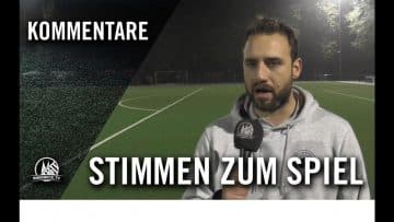 Die Stimmen zum Spiel | SC Fortuna Köln U17 – SC Bor. Lindenthal-Hohenlind U17 (Finale)