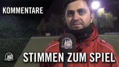 Die Stimmen zum Spiel (SC Fortuna Köln – 1. FC Niederkassel, U19 A-Junioren, Mittelrheinliga)