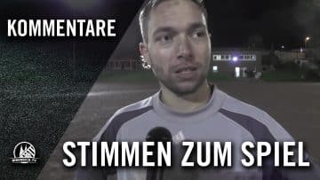 Die Stimmen zum Spiel (SC Fortuna Liblar – SV Kendenich, Kreisliga C, Staffel 5)