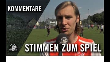 Die Stimmen zum Spiel | SC Germania Geyen II – FC GW Etzweiler (1. Spieltag, Kreisliga B, Staffel 2)