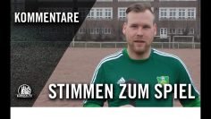 Die Stimmen zum Spiel | SC Hamm 02 – Hamm United FC II (19. Spieltag, Kreisliga 4)