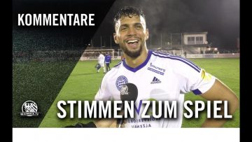 Die Stimmen zum Spiel | SC Hessen Dreieich – FC Bayern Alzenau (15. Spieltag, Hessenliga)
