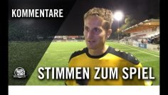 Die Stimmen zum Spiel | SC Hessen Dreieich – SC Viktoria Griesheim (13. Spieltag, Hessenliga)