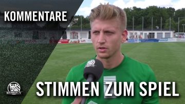 Die Stimmen zum Spiel (SC Hessen Dreieich – SV Zeilsheim, Testspiel) | MAINKICK.TV