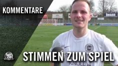 Die Stimmen zum Spiel (SC Hessen Dreieich – SC Viktoria Griesheim, LOTTO Hessenliga)