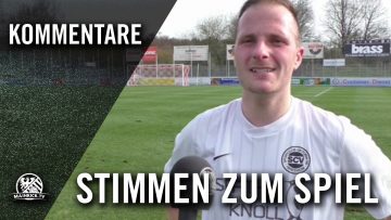 Die Stimmen zum Spiel (SC Hessen Dreieich – SC Viktoria Griesheim, LOTTO Hessenliga)
