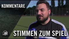 Die Stimmen zum Spiel (SC Holweide – SV Bergfried Leverkusen, Kreisliga A)