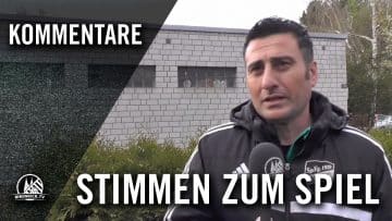 Die Stimmen zum Spiel (SC Holweide 1968 – SpVg. 1920 Flittard, U19 A-Junioren, Sonderliga)
