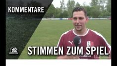 Die Stimmen zum Spiel | SC Inhauser Moos – SpVgg Feldmoching (26. Spieltag, Kreisliga 1)