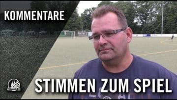 Die Stimmen zum Spiel (SC Leverkusen – Spvg. Badorf/Pingsdorf, U19 A-Junioren, Bezriksliga Quali.)