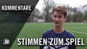 Die Stimmen zum Spiel (SC Nienstedten II – SC Condor, U16 B-Junioren, Landesliga) | ELBKICK.TV