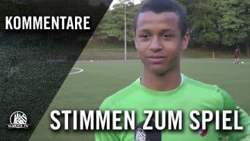Die Stimmen zum Spiel (SC Nienstedten- FC Eintracht Norderstedt, U15 C-Junioren, Pokal C-Junioren)
