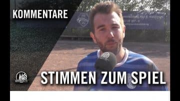 Die Stimmen zum Spiel | SC Rondorf – SV Bergfried Leverkusen (2. Runde, Kreispokal Köln)