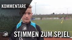 Die Stimmen zum Spiel (SC Rondorf – TuS Ehrenfeld, U17 B-Junioren, Kreisleistungsklasse, Kreis Köln)
