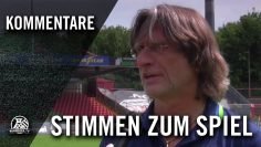 Die Stimmen zum Spiel (SC Rot-Weiß Oberhausen – FC Schalke 04, U19 A-Junioren, Bundesliga West)