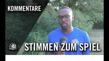 Die Stimmen zum Spiel | SC Siemensstadt – SC Staaken (Viertelfinale, Spandauer Pokal 2018)