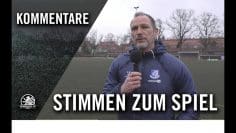 Die Stimmen zum Spiel | SC Staaken – VSG Altglienicke (Viertelfinale, Pokal)