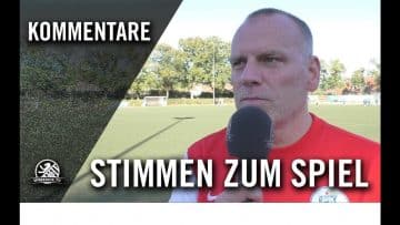 Die Stimmen zum Spiel | SC Staaken – FC Hansa Rostock II (7. Spieltag, NOFV-Oberliga Nord)