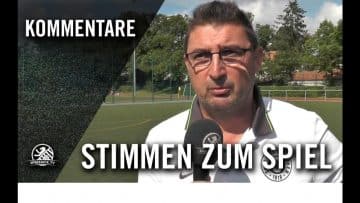 Die Stimmen zum Spiel | SC Staaken II – FV Blau-Weiss Spandau (3. Spieltag, Bezirksliga, Staffel 1)